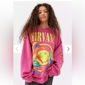 Pink Nirvana Sweatshirt in size S/M